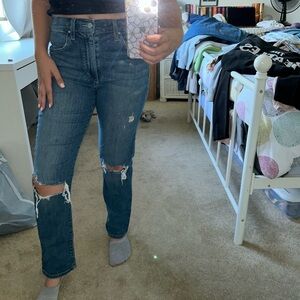 Joes straight leg ripped jeans